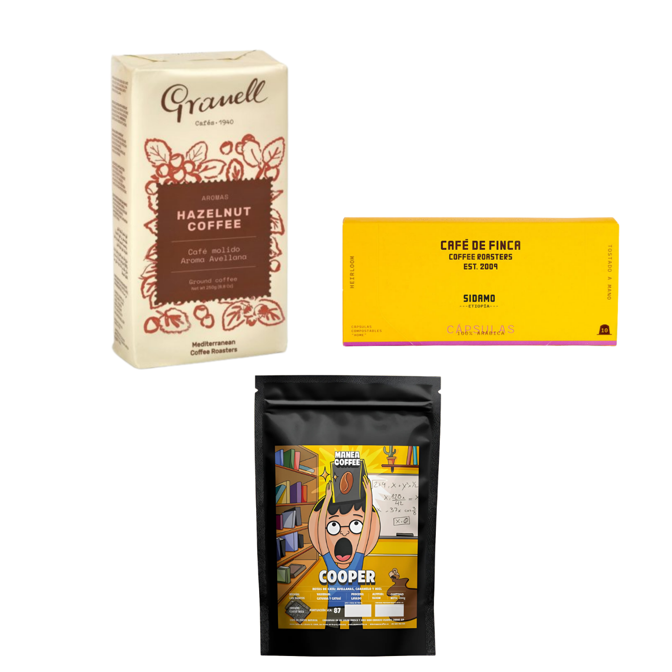 “Pack Café Selecto: Avellana, BIO y Costa Rica”